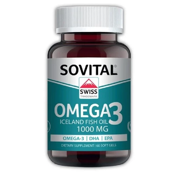 Sovital Premium Omega 3 1000 mg 60 Kapsül ürün görseli 1