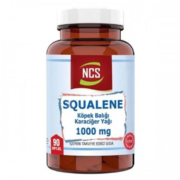 NCS Squalene Köpek Balığı Karaciğer Yağı 1000 mg 90 Softgel ürün görseli 1
