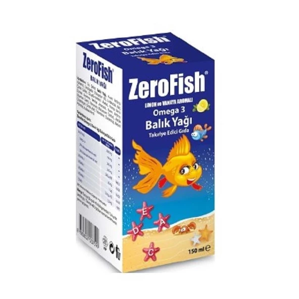 Zerofish Balık Yağı Şurubu 150 ml ürün görseli 1