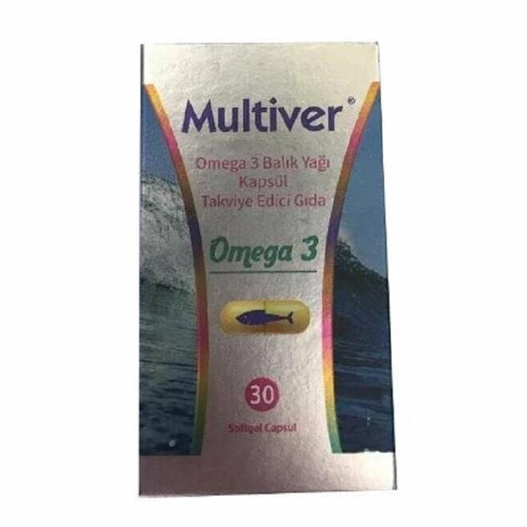 Multiver Omega 3 30 Kapsül ürün görseli 1
