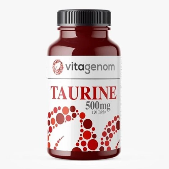 Vitagenom Taurine 500 mg 120 Tablet ürün görseli 1