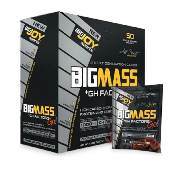 BigJoy Sports Bigmass Gainer Çikolata 100 gr 50 Saşe ürün görseli 1