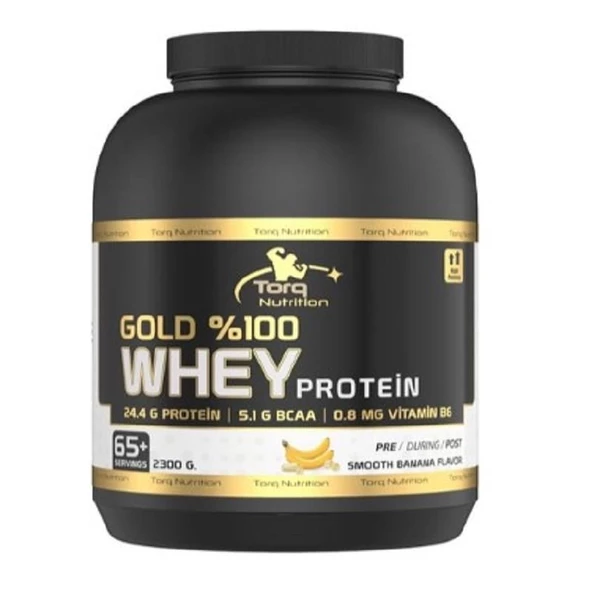 Torq Nutrition Gold Whey Muz Aromalı 2300 gr ürün görseli 1