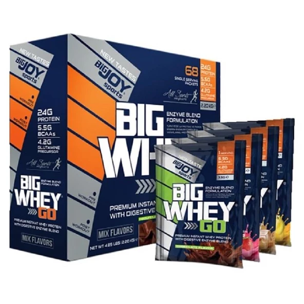 BigJoy Sports Bigwhey Go Protein Mix 2070 gr 68 Saşe ürün görseli 1