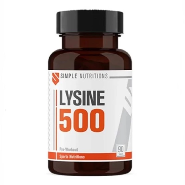 Simple Nutritions Lysine 500 mg 90 Tablet ürün görseli 1
