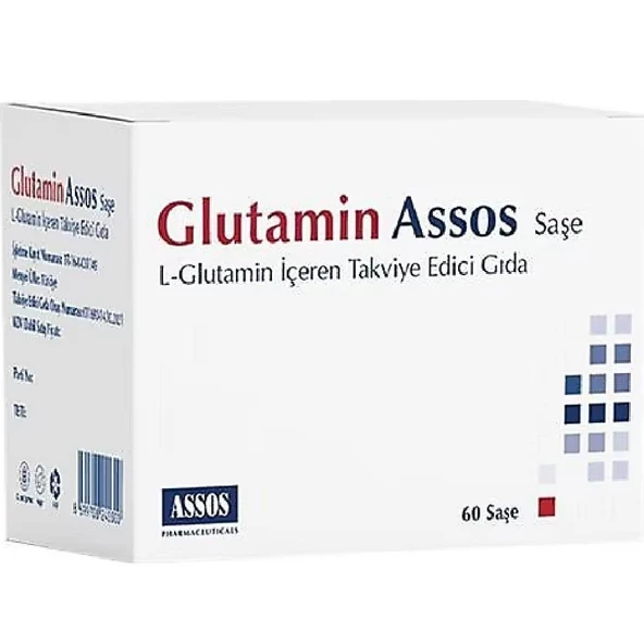 Glutamin Assos 60 Saşe ürün görseli 1
