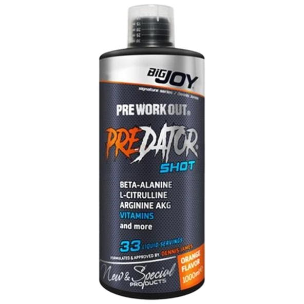 Bigjoy Sports Predator Shot Portakal Aromalı 1000 ml ürün görseli 1