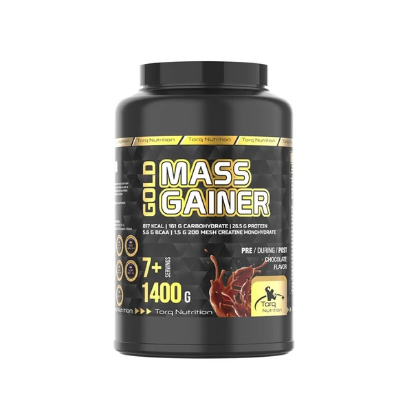 Torq Nutrition Gold Mass Gainer Karbonhidrat Tozu 1400 gr - Çikolata ürün görseli 1