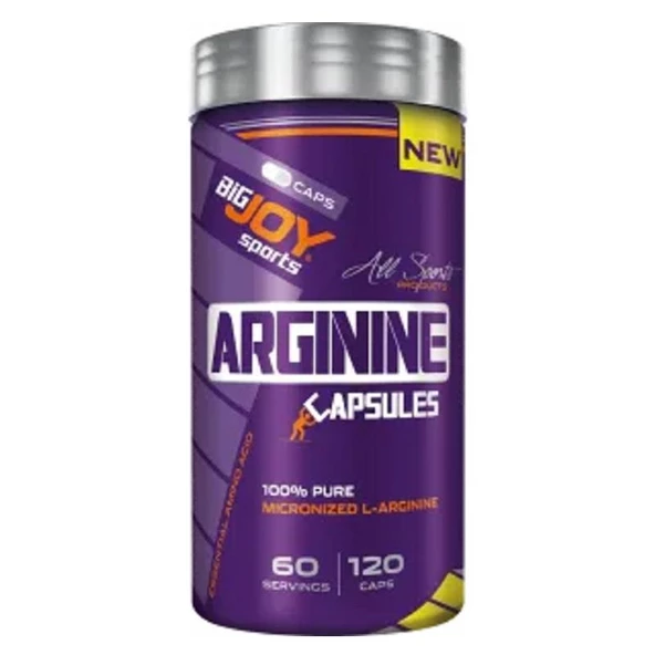 BigJoy Sports Arginine 120 Kapsül ürün görseli 1