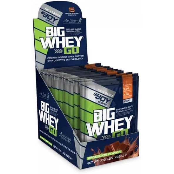 BigJoy Sports Bigwhey Go Çikolata 15 Saşe ürün görseli 1