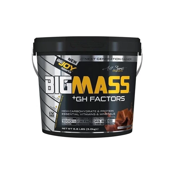 BigJoy Sports Bigmass GH+ Factors Çikolata 3000 gr ürün görseli 1