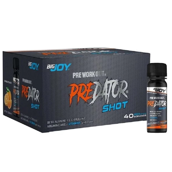 BigJoy Sports Predator Shot 60 ml 20'li 40 servis ürün görseli 1