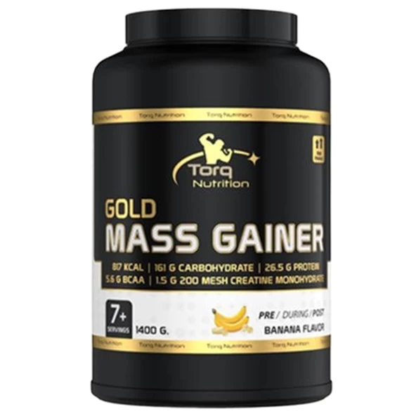 Torq Nutrition Gold Mass Gainer Karbonhidrat Tozu 1400 gr - Muz ürün görseli 1