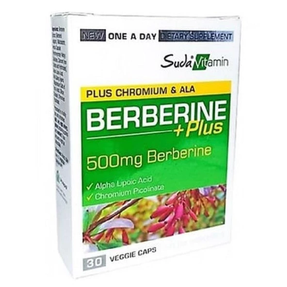 Suda Vitamin Berberine Plus 30 Kapsül ürün görseli 1