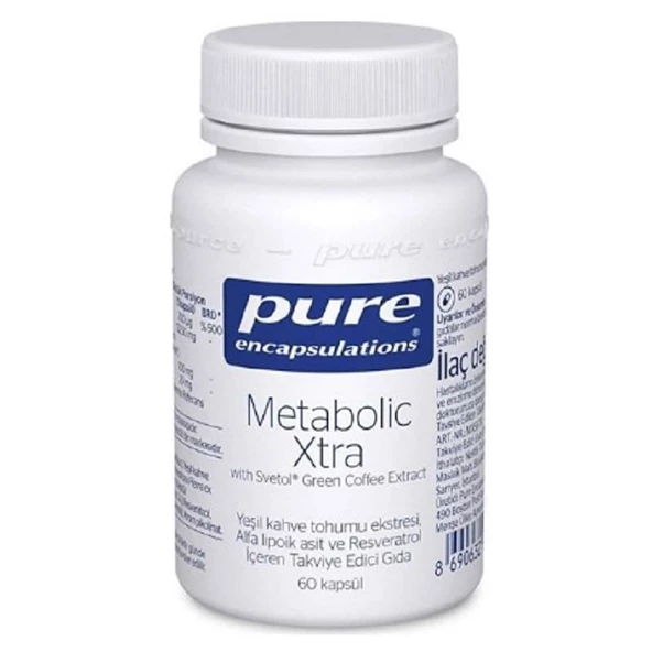 Pure Encapsulations Metabolic Xtra 60 Kapsül ürün görseli 1