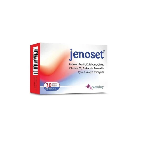 Jenoset Collagen Peptit Vitamin D3 Kurkumin Boswellia 30 Kapsül ürün görseli 1