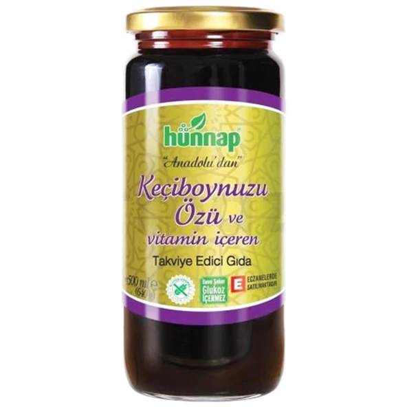 Hünnap Keçiboynuzu Özü ve Vitamin İçeren Takviye Edici Gıda 640 gr ürün görseli 1