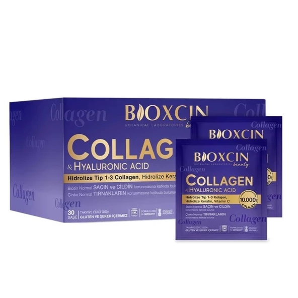 Bioxcin Beauty Collagen Hyaluronic Acid 30 Saşe ürün görseli 1
