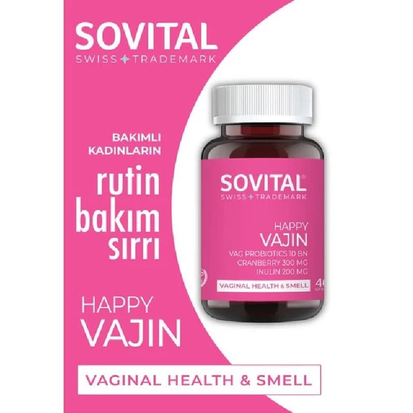 Sovital Happy Vajin 40 Softgels ürün görseli 1