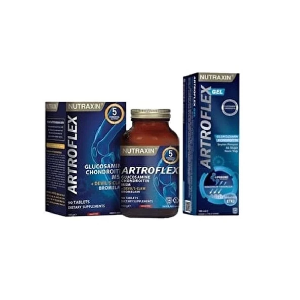 Nutraxin Artroflex HYA-CII 90 Tablet + Artroflex Jel 100 ml - Avantajlı Paket ürün görseli 1