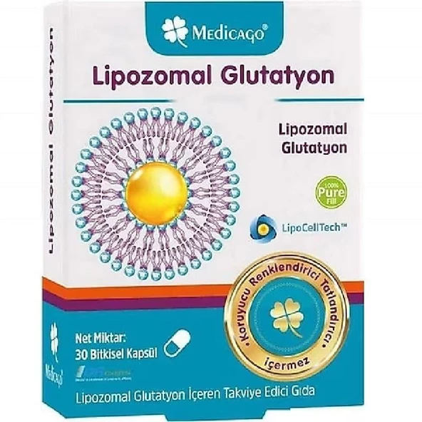 Medicago Lipozomal Glutatyon 30 Kapsül ürün görseli 1