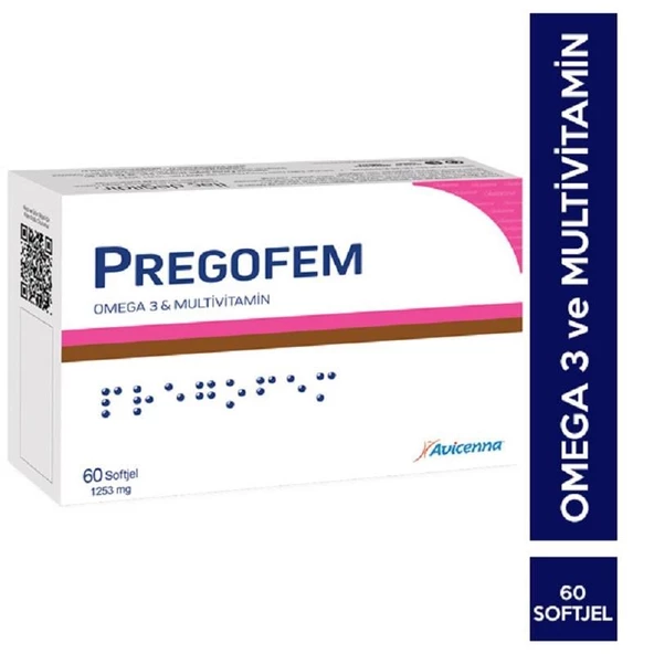 Avicenna Pregofem 1700 mg 60 Softgel ürün görseli 1