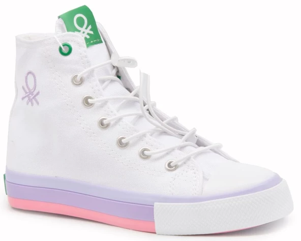 BENETTON BN-30193 BİLEK BOY KETEN SNEAKER ÇOCUK AYAKKABI ürün görseli 1