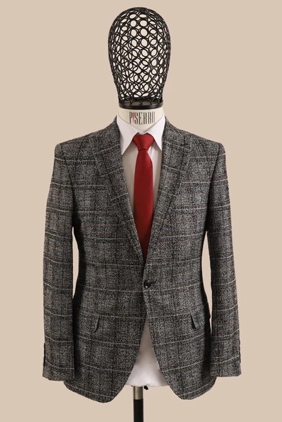 Slim Fit Tek Ceket - Resim 2
