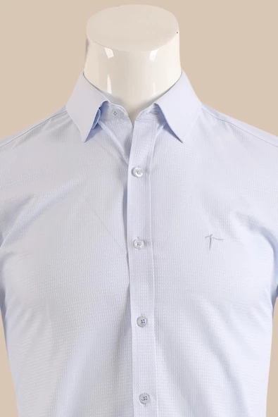 Uzun Kol Slim Fit Gömlek - Resim 12