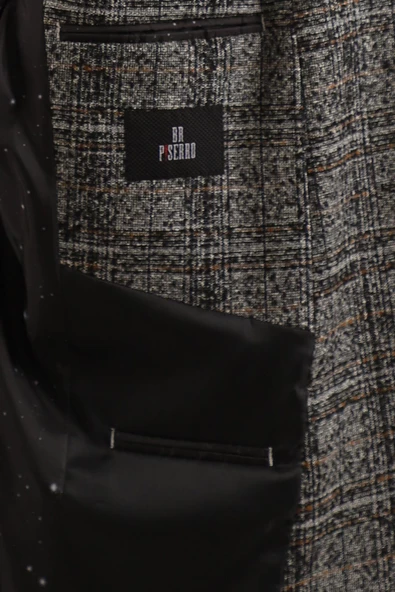 Slim Fit Tek Ceket - Resim 5