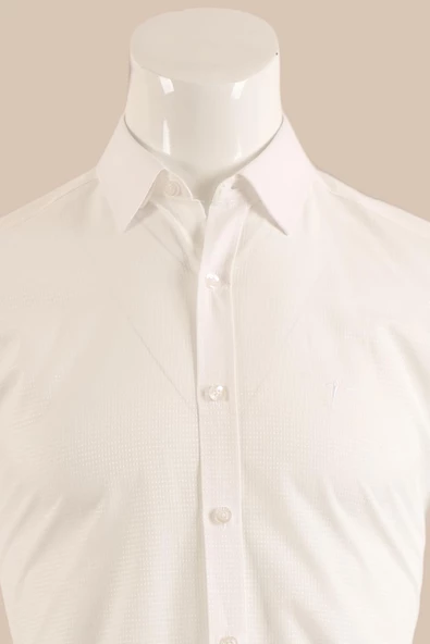 Uzun Kol Slim Fit Gömlek - Resim 8