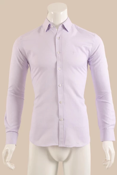 Uzun Kol Slim Fit Gömlek - Resim 2