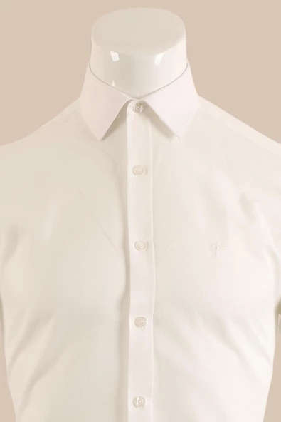 Uzun Kol Slim Fit Gömlek - Resim 8