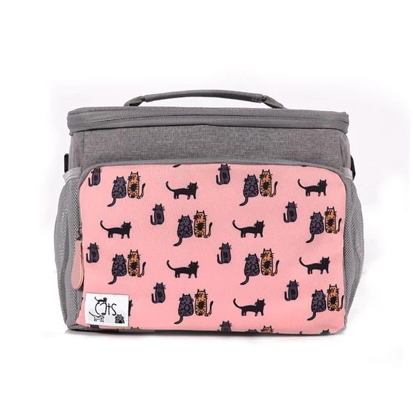Biggdesign Cats Isı Yalıtımlı Çanta Pembe - Resim 3