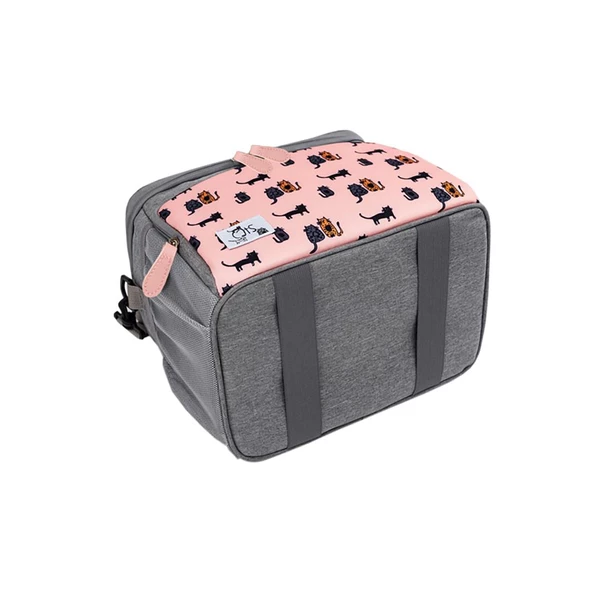 Biggdesign Cats Isı Yalıtımlı Çanta Pembe - Resim 5