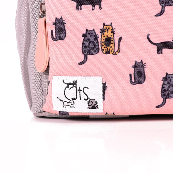 Biggdesign Cats Isı Yalıtımlı Çanta Pembe - Resim 2