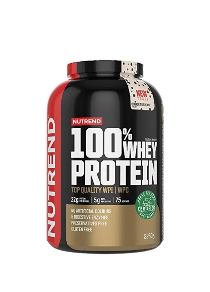 Nutrend 100 Whey Kurabiye Aromalı Protein 2250 gr ürün görseli 1