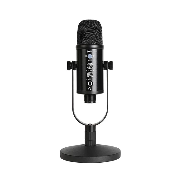 Jwin RM-12 Profesyonel USB Kayıt Kondenser Mikrofon Stüdyo Mikrofonu - Resim 4