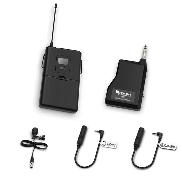 Fifine K037 Kablosuz Yaka Mikrofonu ürün görseli 1