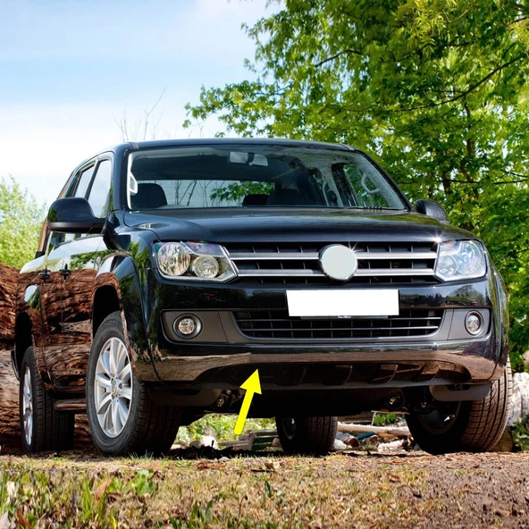 VW Amarok 2010-2012 Ön Tampon Sağ Alt Çeki Demiri Kapağı 2H7807155 ürün görseli 1