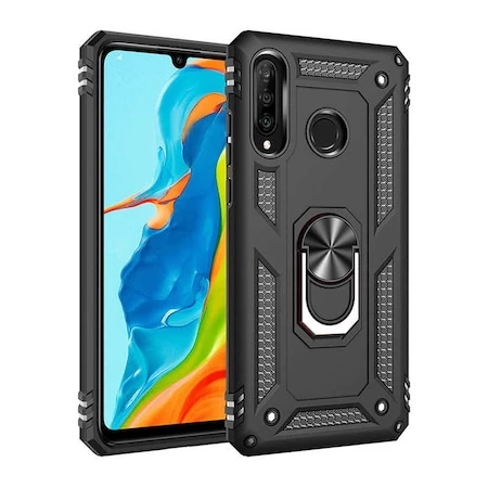 Galaxy A20S Yüzüklü Standlı Manyetikli Armor Vega Zırh Kılıf ürün görseli 1