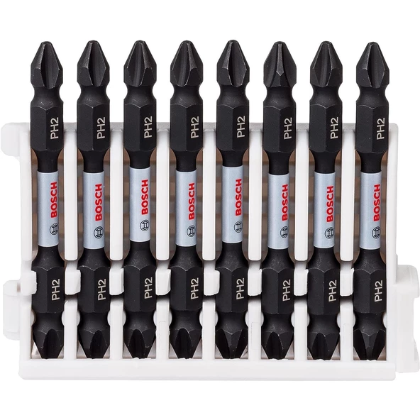 Bosch ImpactC Vidalama Çift Uç PH2*65mm 8'li - 2608522337 ürün görseli 1