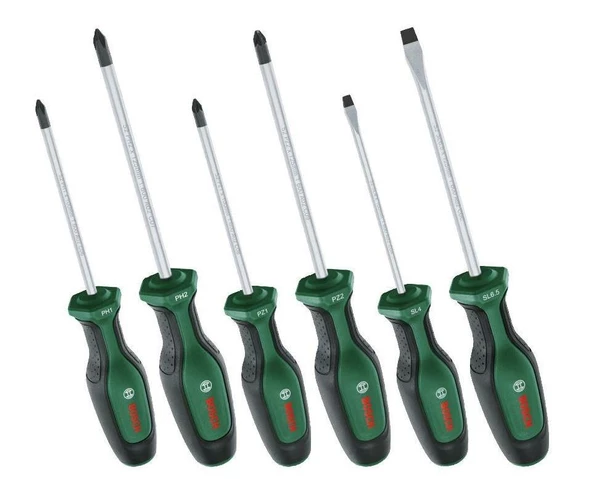Bosch Tornavida Seti 6 Parça Set 1 - 1600A02BX7 ürün görseli 1