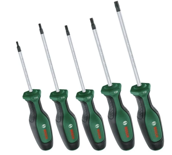 Bosch Torx Tornavida Seti 5 Parça - 1600A02BX6 ürün görseli 1