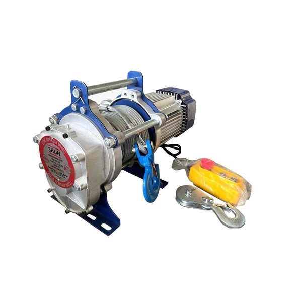 Shun Elektrikli Vinç 1,5 Ton Profesyonel 30mt 380v 3hp - 7486015 ürün görseli 1