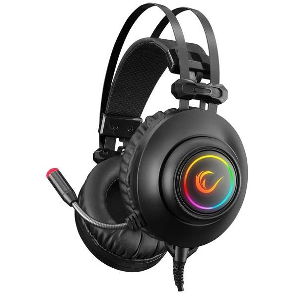 Rampage RM-K1 PULSAR Siyah Usb 7.1 Surround+Titreşim RGB Işık Efektli Gaming Oyuncu Mikrofonlu Kulaklık ürün görseli 1
