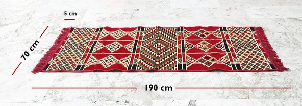 Shark Anatolia Baklava Kilim - Resim 4