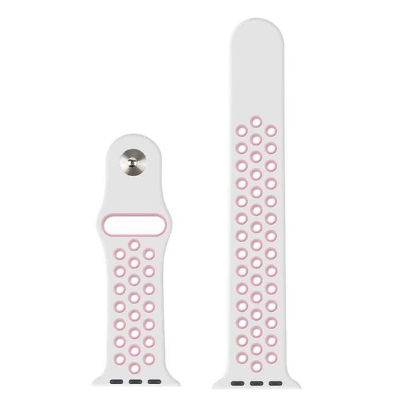 Apple Watch 42-44 mm KRD-02 Silikon Kordon - Resim 12