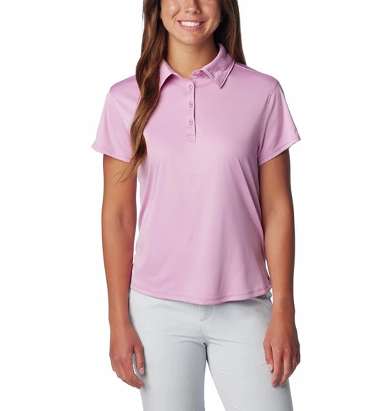 Columbia Tidal Tee SS Polo Kadın Kısa Kollu Polo T-shirt Mor FL2697-596 ürün görseli 1
