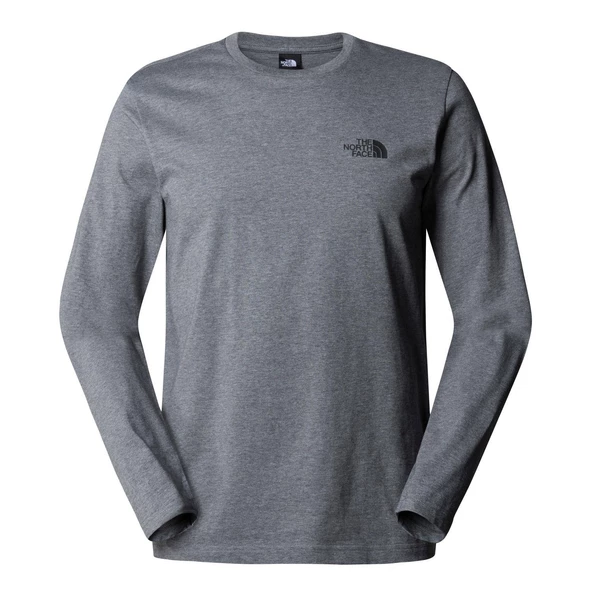 The North Face M L/S SIMPLE DOME Erkek T-Shirt NF0A87QNDYY1 ürün görseli 1